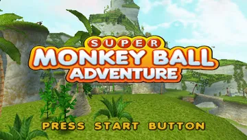 Super Monkey Ball Adventure (EU) screen shot title